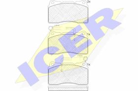 Trw 181279000 - JGO.PASTILLAS,FURGONETA/TURISMO
