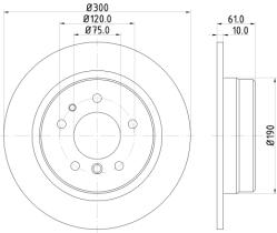 Trw 1100111 - D.FRENO BW 316-318-Z3
