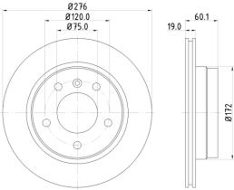 Remsa 1100114 - D.FRENO BW 318-320-323-328
