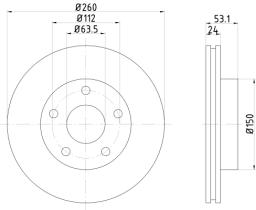 Qps 1100183 - D.FRENO FO SCORPIO 86>94