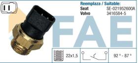 Fae 37260 - TERMOCONTACTO VENTILADOR