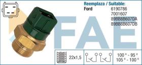 Fae 38010 - TERMOCONTACTO DOBLE VENTILADOR O 2