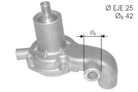 Dolz B115 - BOMBA DE AGUA POLEA DIFE        [*]