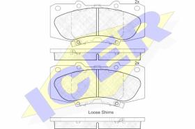 Icer 182006000 - PASTILLAS DE FRENO
