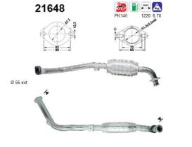 As 21648 - CAT.OPEL OMEGA 2.5I V6 (DERECHO)