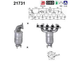 As 21731 - CAT.OPEL VECTRA 1.8I 16V 125CV