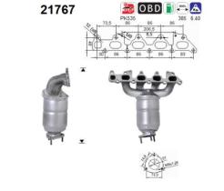 As 21767 - CAT.OPEL MERIVA 1.8I 125CV