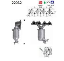  22062 - CAT.HONDA CIVIC 1.5I VTEC-E 16V 5P