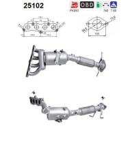 As 25102 - CAT.MAZDA 3 1.6I