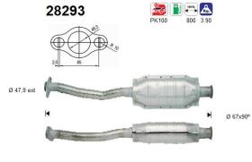 As 28293 - CAT.PEUGEOT 106 XSI CATALIZADO 10