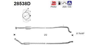 Walker 28538D - CAT.PEUGEOT 406 1.9 TD 10/95-