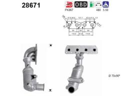 As 28671 - CAT.PEUGEOT 207 1.6I 16V   120CV