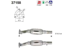 Walker 37158 - CAT.VOLKSWAGEN GOLF III 2.0 GTI 16