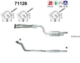 As 71126 - CAT.MERCEDES E200/220-TE 10/92-0