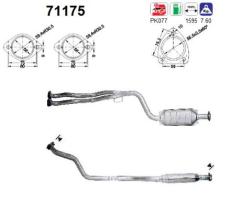 Walker 71175 - CAT.MERCEDES C200/C220 11/93-