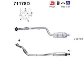 As 71178D - CAT.MERCEDES C250TD 9/95-