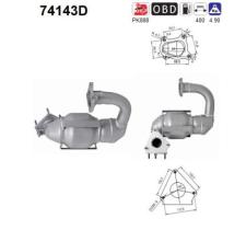 As 74143D - CAT.NISSAN PRIMASTAR 2,5TD DCI DPF