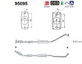 Walker 95095 - CAT.TOYOTA COROLLA 1.6I 16V 110CV