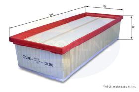 NAPA EAF712 - FILTRO AIRE AUDI-A3 03->,TT 06->,SEAT-ALHAMBRA 10->,A