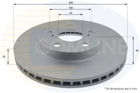 Comline ADC01148V - DISCO FRENO TOYOTA PRIUS 09->