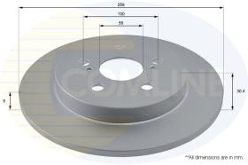 Comline ADC01149V - DISCO FRENO TOYOTA PRIUS 09->