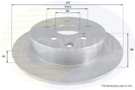 Trw ADC01153 - DISCO FRENO TOYOTA VERSO 09->