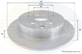  ADC01153 - DISCO FRENO TOYOTA VERSO 09->