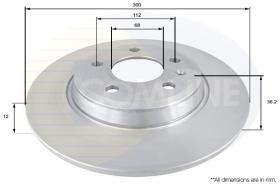  ADC1478 - DISCO FRENO AUDI A4 05->,A5 07->,Q5 08->