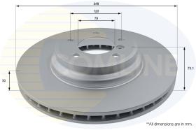 Comline ADC1763V - DISCO FRENO BMW 3 SERIES 06->