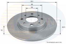 Trw ADC1835 - DISCO FRENO ALFA ROMEO MITO 08->