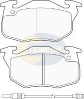 Comline CBP2258 - PASTILLA-COMLINE   2192.12