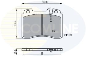 Comline CBP01006 - PASTILLA-COMLINE