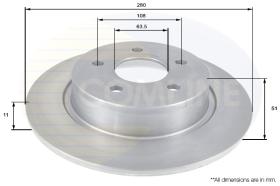 Comline ADC1248 - DISCO DE FRENO