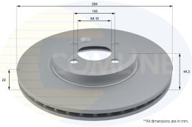 Comline ADC1767V - DISCO FRENO