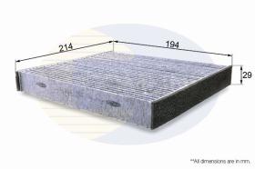  EKF185A - FILTRO HABITACULO