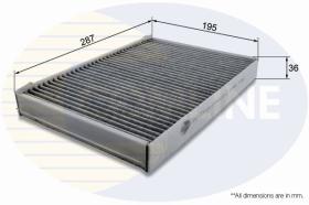 Comline EKF273A - FILTRO HABITACULO