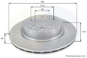 Comline ADC0278V - DISCO FRENO