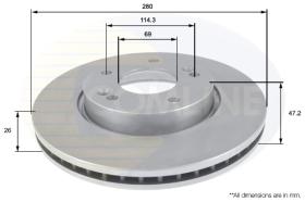 Comline ADC1098V - DISCO FRENO