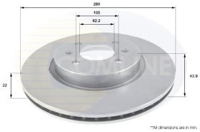 Comline ADC2405V - DISCO FRENO