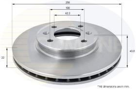 Comline ADC2408V - DISCO FRENO