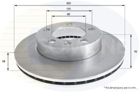 Comline ADC2701V - DISCO FRENO