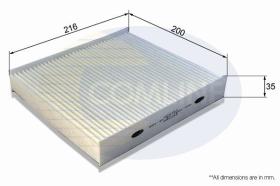 Comline EKF380 - FILTRO HABITACULO