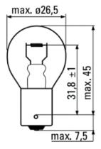 Jbm 52367 - LÁMPARA OBN 12V 2 POLOS