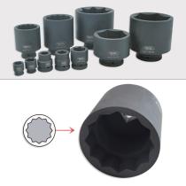 Jbm 11618 - VASO IMPACTO 12 CANTOS 1/2" 35 MM