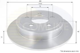 Comline ADC2326 - DISCO FRENO CHRYSL. VOYAGER,JEEP CH