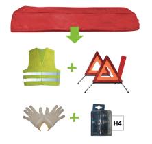 Jbm 52777 - KIT EMERGENCIA BOLSA NEGRA+MK H4+CH