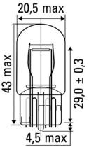 Jbm 52864 - LÁMPARA OBN WEDGE 21/5W 12V T20