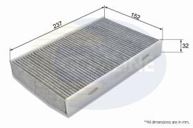 Mahle EKF305A - FILTRO DE HABITáCULO
