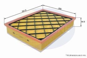 Comline EAF891 - FILTRO AIRE