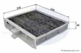  EKF157A - FILTRO DE HABITáCULO